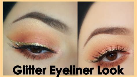 Glitter Eyeliner Makeup Tutorial | Huda beauty - YouTube