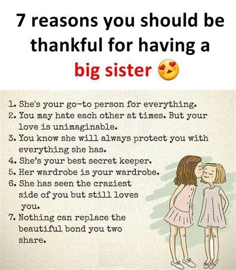 Older Sister Quotes To Younger Sister - ShortQuotes.cc