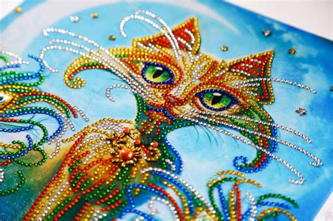 Special Shaped Animal Cat Colors Diamond Painting Kit - DIY – Diamond Painting Kits