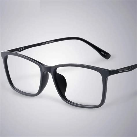 Vazrobe TR90 Glasses Frame Men Wide Face Eyeglasses for Man Black Prescription Spectacles Ultra ...