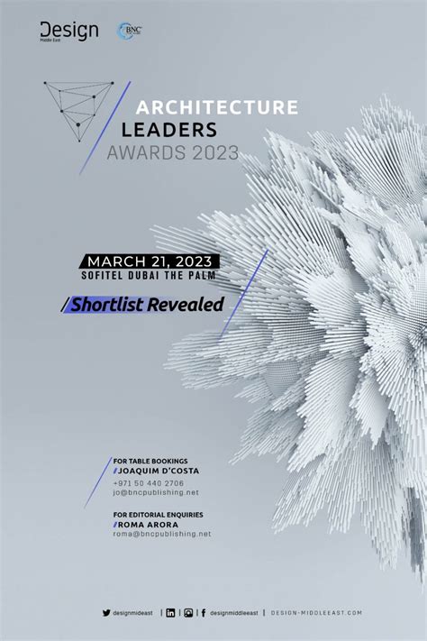 Shortlist Revealed: Architecture Leaders Awards 2023 - Design Middle East