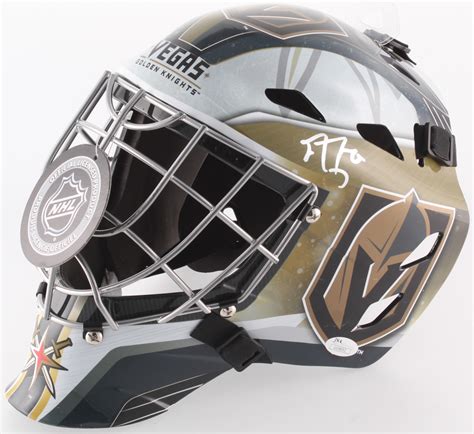 Marc-Andre Fleury Signed Golden Knights Goalie Mask (JSA Hologram ...