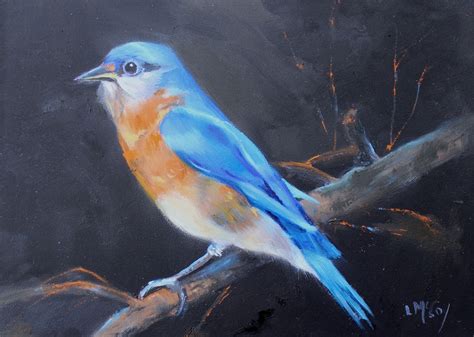 Eastern Bluebird Painting at PaintingValley.com | Explore collection of Eastern Bluebird Painting