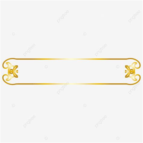 Luxury Gold Border Vector Design Images, Luxury Gold Title Border ...