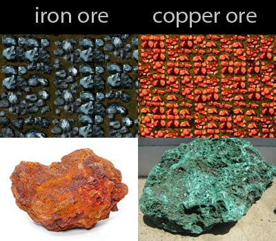 Iron ore and copper ore in video games vs real life | Video Game Logic ...