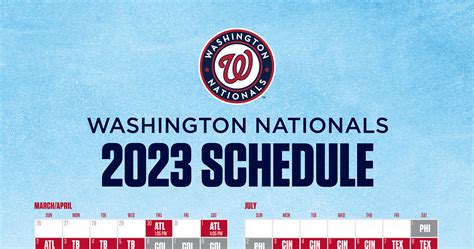 Washington Nationals Announce 2023 Schedule | by Nationals ...