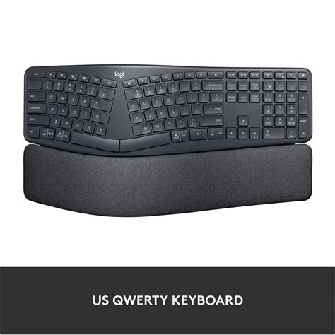 Logitech MX Master 3 Advanced Wireless Mouse - Mid Grey & Ergo K860 Wireless Ergonomic Keyboard ...