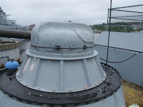 Soviet 30mm AK-630 Naval Gun Mount, USNS Hiddensee, Battleship Cove ...