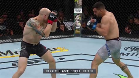 UFC Sacramento Results: Josh Emmett Obliterates Mirsad Bektic ...