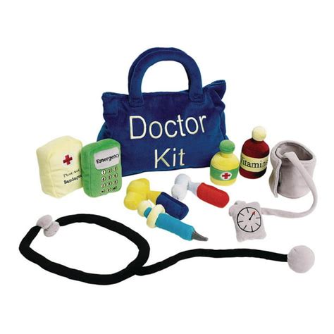 Excellerations Toddler Plush Doctor Kit, 10 Pieces, Educational Toys, Kids Toy, Gift (Item ...