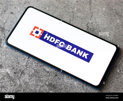 Assam, india - July 18, 2020 : HDFC logo a largest bank in india Stock ...