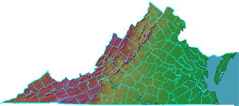 Existing Virginia Counties