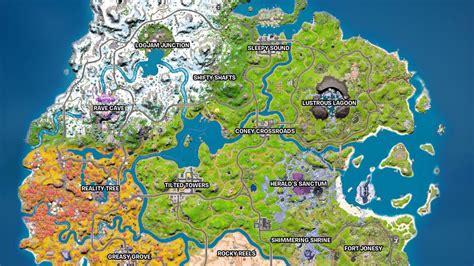 Fortnite Chapter 3 Season 4 Map, Named Locations & Landmarks Explained - iGamesNews