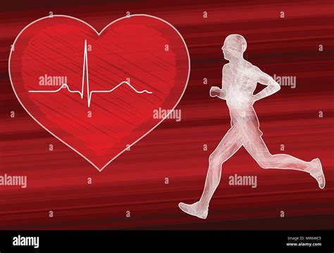 Cardio vector vectors hi-res stock photography and images - Alamy