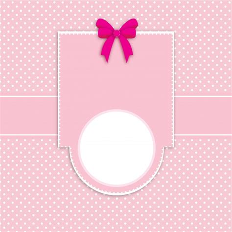 Card Invitation Polka Dots Pink Free Stock Photo - Public Domain Pictures