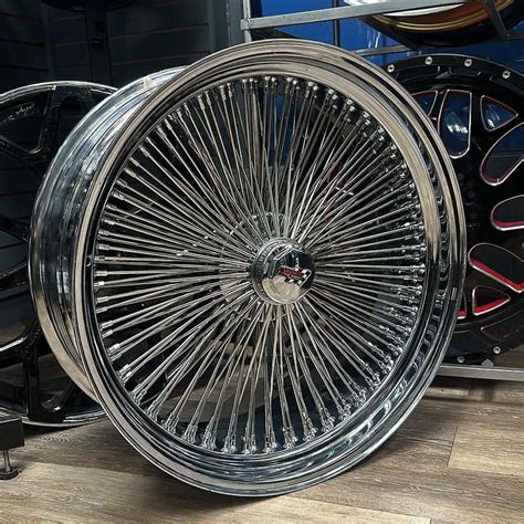 Staggered 24" Chrome Dayton’s Wire Wheels Available - SHAUNE CUSTOM RIMS