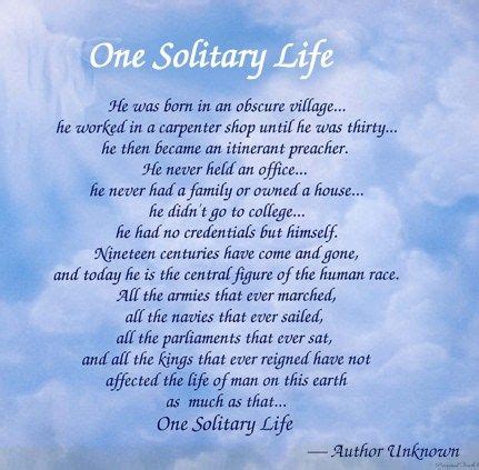 one solitary life poem - Google Search Christmas Images, Christmas Time, Merry Christmas, Then ...