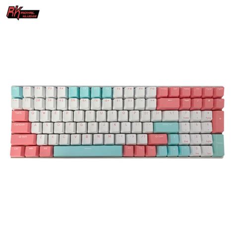 Royal Kludge rk100 Custom Doubleshot PBT Keycaps 100keys keycap Set Mechanical Keyboard-Ships ...