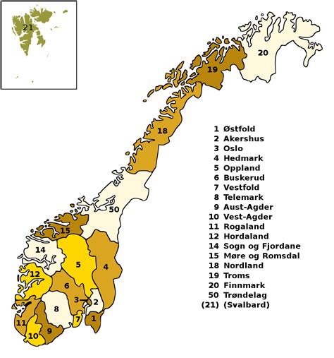 Norges fylker – Wikipedia