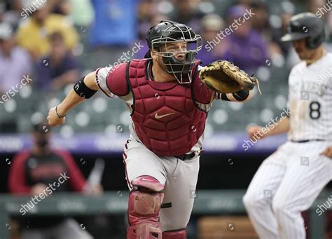 Arizona Diamondbacks Catcher Stephen Vogt Front Editorial Stock Photo ...