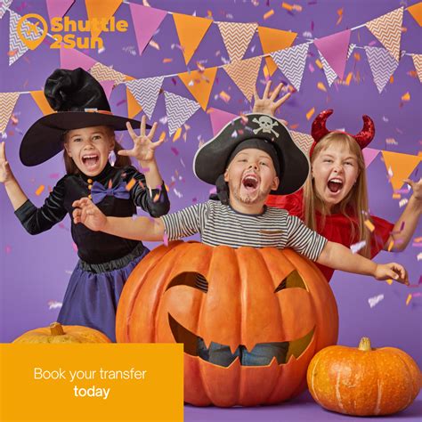 How to get to PortAventura on Halloween from Barcelona Airport | Shuttle2Sun | Transfer bus