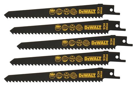 DeWalt Universal fitting Reciprocating saw blade DT2362-QZ, Pack of 5 | Departments | DIY at B&Q