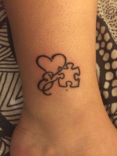 Autism tattoos, Puzzle tattoos, Autism awareness tattoo