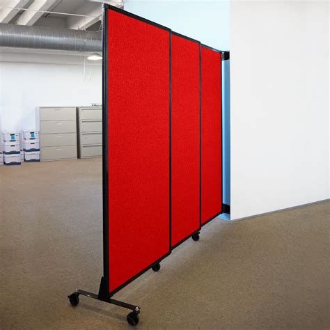 QuickWall® Sliding Partition, Wall-Mounted | Portable room dividers, Double sided stove, Room ...