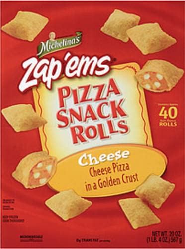 Michelina's Cheese Pizza Snack Rolls - 20 oz, Nutrition Information | Innit