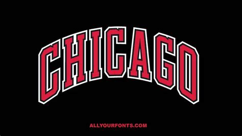 Chicago Bulls Font Download - All Your Fonts