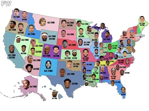 The Best Basketball Player Born In Each US State: All-Time And Right ...