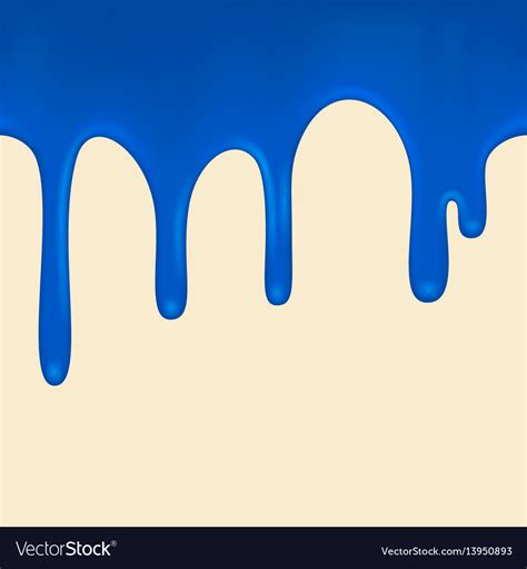 Seamless blue paint colorful dripping Royalty Free Vector