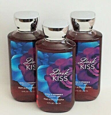 3x Bath & Body Works DARK KISS Shea & Vitamin E Shower Gel 10 oz / 295 ml 667538896101 | eBay