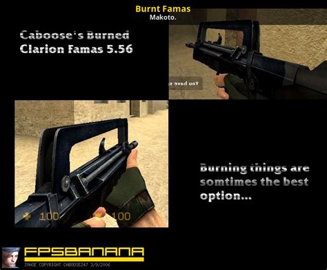 Burnt Famas [Counter-Strike: Source] [Mods]