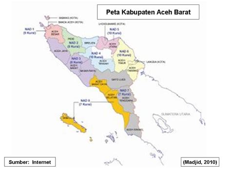 Dasar Dasar Ilmu Tanah: Peta Kabupaten Aceh Barat