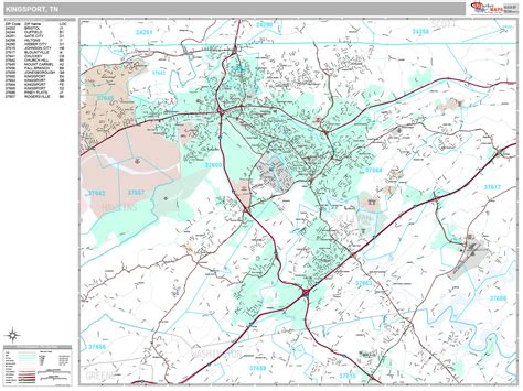 Kingsport Tn Zip Code Map | US States Map