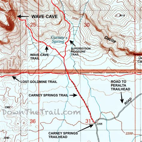 Wave Cave Hiking Guide - Phoenix AZ, Superstitions - Permits & Parking