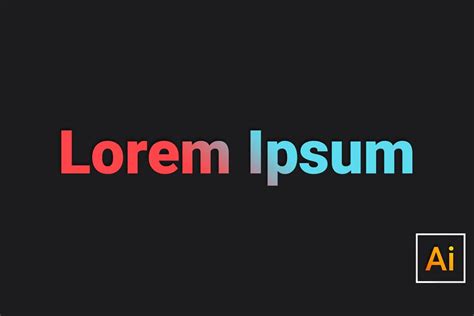 Add Gradient on Editable Text in Adobe Illustrator CC