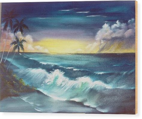 Island Sunset Painting by Dina Holland