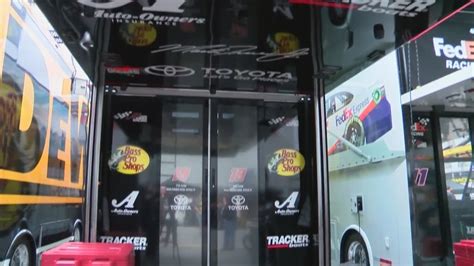 Take a look inside one of NASCAR's Haulers - YouTube