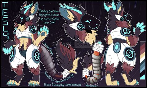 TE5L4 Reference Sheet - Protogen Base by SukariDragon on DeviantArt