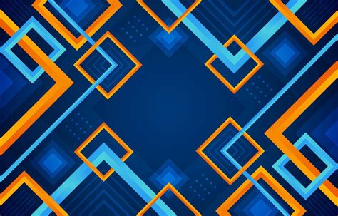 Geometric Blue Orange Background Template 11888429 Vector Art at Vecteezy