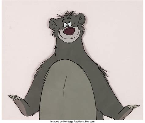 The Jungle Book Baloo Production Cel (Walt Disney, 1967).... | Lot ...