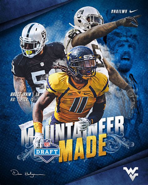 WVU - 2017 NFL Draft on Behance