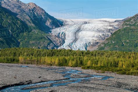 Exit Glacier, Kenai Fjords National Park, Alaska, United States of ...