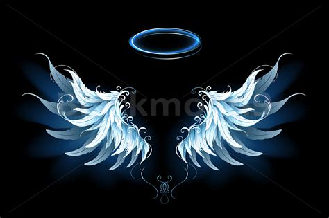 Blue Angel Wings