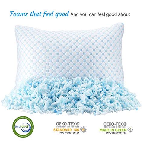 Clara Clark Cooling Pillows for Sleeping - Memory Foam Pillows - Luxury ...