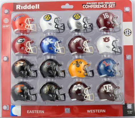 SEC Conference Mini Helmet Set - Team Color - Walmart.com