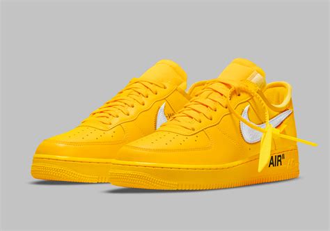 Nike Air Force 1 x Off-White "University Gold"