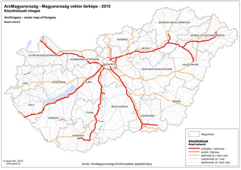 Magyar úthálózat Térkép | Map, Map screenshot